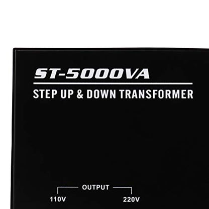 Convertidor de voltaje de 110V a 220V de subir/bajar 5000W de potencia de interruptor de encendido/apagado