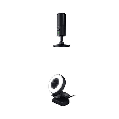 Razer Kiyo Streaming Webcam: 1080p 30 FPS / 720p 60 FPS - Ring Light w/ Adjustable Brightness - Built-in Microphone - Advanced Autofocus