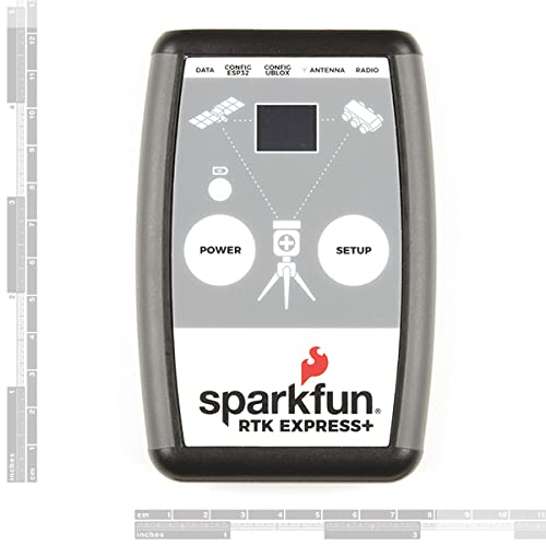 SparkFun RTK Express Plus Kit Geolocalización de alta precisión y topografía toma medidas de grado centímetro, estuche, antena multibanda GNSS L1/L2 y más