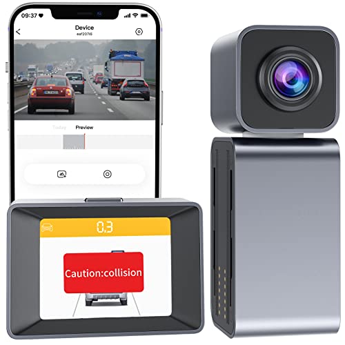 MINIEYE AI Dispositivo para evitar colisiones Cámara inteligente 1944P con ADAS, cámara frontal gran angular de 140° con sensor Sony Starvis OTA
