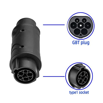 Adaptador GBT 32A 1P / Este adaptador se utiliza para cargar el cargador de coche eléctrico GB/T en cargadores J1772 tipo 1 EV