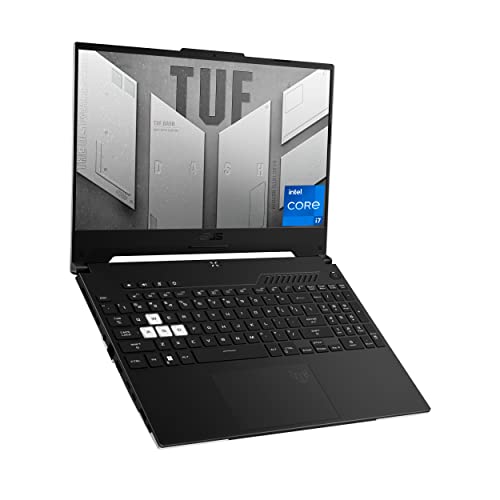 Asus TUF Dash 15 (2022) Gaming Laptop, 15.6” 144Hz FHD Display, Intel Core i7-12650H, GeForce RTX 3060, 16GB DDR5, 512GB SSD, Thunderbolt 4, Thunderbolt 4, Windows 11 Home, Off Black, FX517ZM-AS73