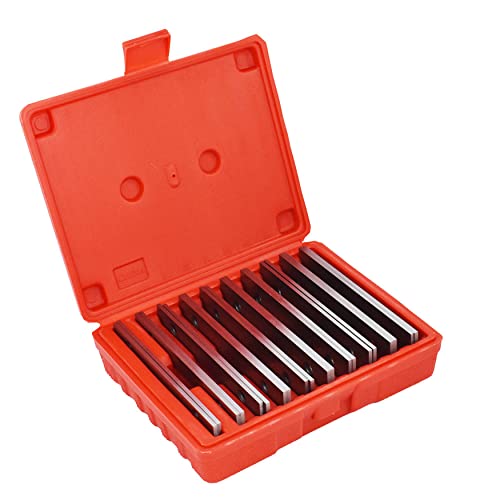 Juego de 10 pares de barras paralelas finas de 1/8 x 6 pulgadas para trabajos de fresado y otros proyectos WFLNHB