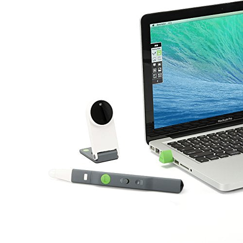 IPEVO IW2 Sistema de pizarra blanca interactiva inalámbrica. Enseñar desde casa, jugar en casa, bolígrafo corto 5-876-1-01-00