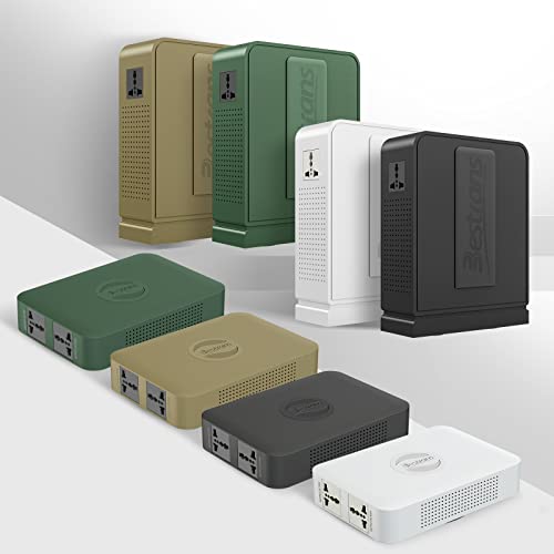 BESTRANS Convertidor de voltaje de 1500 W de 110 V a 220 V, convertidor de transformador de potencia con 2 salidas para uso de electrodomésticos de Asia Europa de 220 V en EE. UU