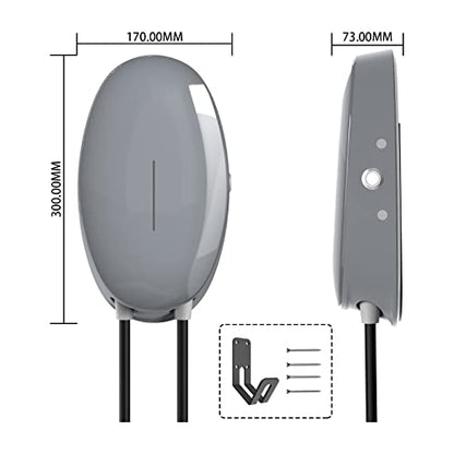 WISSENERGY - Cargador eléctrico de 40 A EV nivel 2 para coche, 220 V-240 V, 8,8 KW WSDD054 para interiores y exteriores NEMA 14-50 EV conector J1772 (40 A, NEMA 14-50)