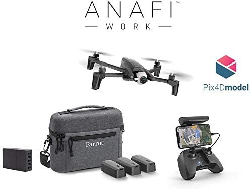 Parrot - 4K Drone - Anafi Work - Complete Nomad Pro Pack - 4K HDR 21 MP Camara 180° 3D Modeling Software PF728100