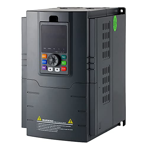 ATO 10HP VFD monofásico de entrada y salida VFD, unidad monofásica VFD, unidad monofásica de frecuencia variable de 220 V 7.5 kW VFD monofásico para motor monofásico (entrada monofásica, salida monofásica)