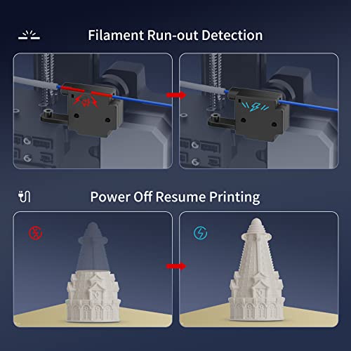 ANYCUBIC Vyper Impresora 3D, actualización de nivelación automática, impresora FDM rápida, diseño de estructura integrada con TMC2209 32 bits de placa base silenciosa, plataforma magnética extraíble, tamaño de impresión de 9.6 x 9.6 x 10.2 pulgadas
