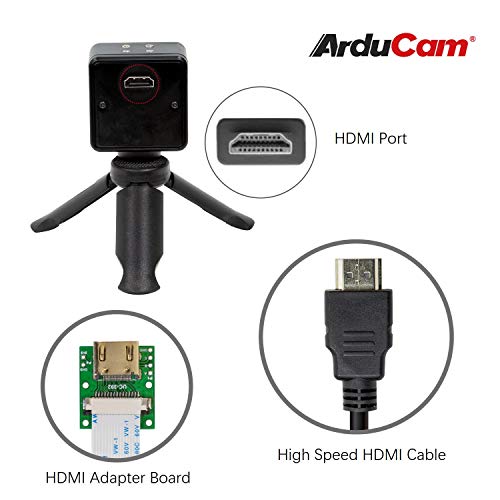 Arducam IMX477 - Cámara compatible con Nvidia Jetson Nano/Xavier NX, módulo de cámara HQ de 12,3 MP con lente de montaje en CS