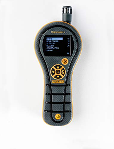 Protimeter BLD7751L Hygromaster L - Termómetro higrómetro de respuesta rápida con sensor de humedad QuikStick corto, 0-100% RH