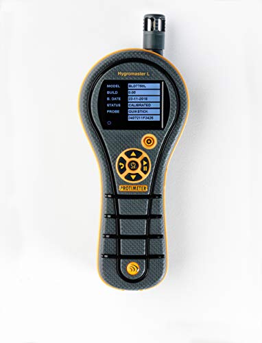 Protimeter BLD7751L Hygromaster L - Termómetro higrómetro de respuesta rápida con sensor de humedad QuikStick corto, 0-100% RH