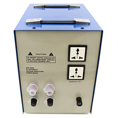 CONVERTIDOR DE VOLTAJE 5000W CON REGULADOR 110V~220V Estabilizador Regulador y Heavy Duty TOPOW