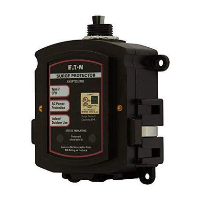 Eaton CHSPT2SURGE SPD Tipo 2 Chsp Protector contra sobretensiones para todo el hogar, Nema 4, monofásico, 120/240 voltios, Ul 1449 3ª edición