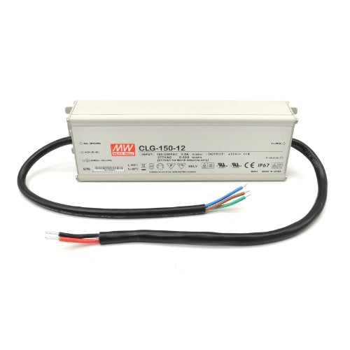Mean Well CLG-150-12 - Fuente de alimentación impermeable UL LED (12 V, 132 W)