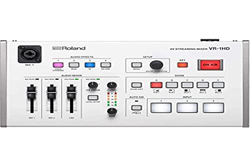 Roland Mezclador profesional de transmisión AV A/V VR-1HD