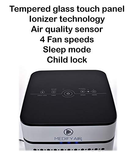 Medify MA-40 Medical Grade True HEPA (H13 99.97%) Air Purifier That Easily Covers 800 Sq. Ft. 