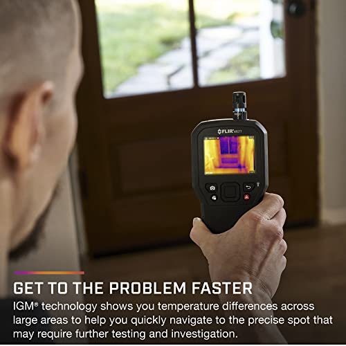 FLIR MR277 Medidor de humedad, cámara IR MSX e higrómetro para inspección de edificios