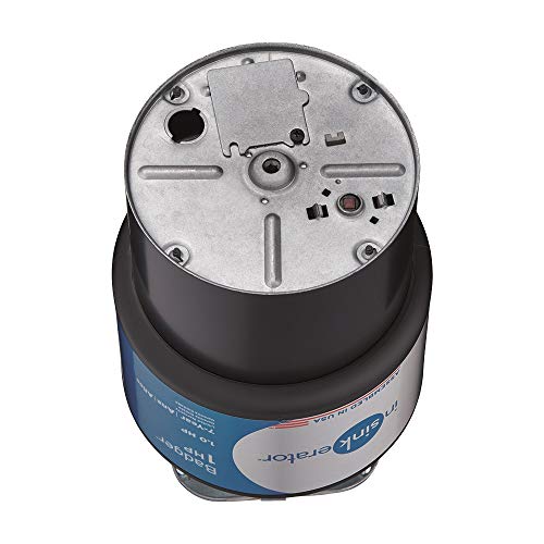 InSinkErator- Triturador de basura 79024-ISE , alimentación continua, Badger, 1 CV, negro