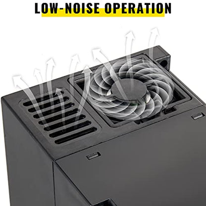 VEVOR VFD 7.5KW, unidad de frecuencia variable 35A, convertidor de inversor de motor CNC VFD 220V, para control de velocidad del motor entrada de 1 - 3 fases, salida de 3 fases