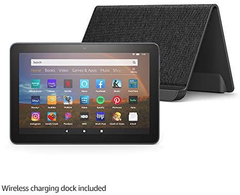 All-new Fire HD 8 Plus tablet, HD display, 32 GB, our best 8" tablet for portable entertainment, Slate, without ads
