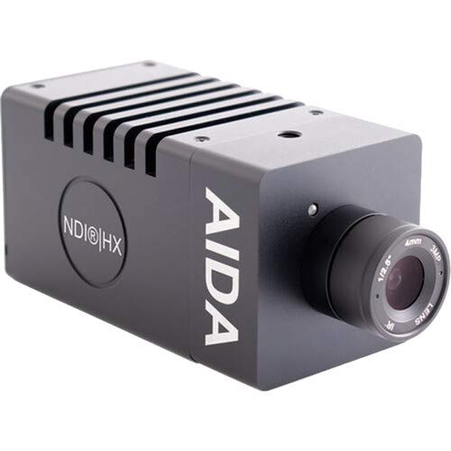 AIDA Imaging Full HD HDMI/IP/NDI |HX PoE POV Cámara con AIDA Imaging HD Varifocal 0.197-1.969 in Manual Iris CS