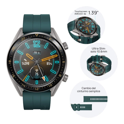 Huawei watch GT active Fitness 3.53 cm AMOLED 1.39" GPS 5 ATM A PRUEBA DE AGUA #55023801