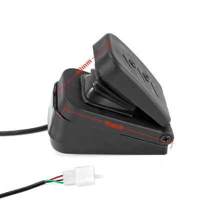 BLDC - Kit de motor sin escobillas de 72 V 3000 W con 24 controladores Mosfet 50 A y pedal del acelerador para scooter eléctrico, motor de bicicleta, motocicleta