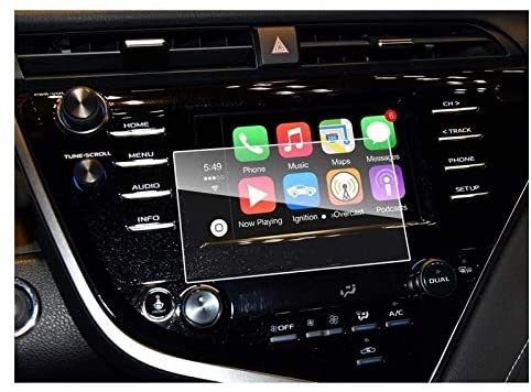 Screen Protector Compatible with 2018 2019 2020 Toyota Camry 7" Touch Screen, HD Clear Tempered Glass Car Navigation Screen Protective Film, Flyingchan,AXVH70 AXVH70N Compatible with LE SE NOT for 8IN
