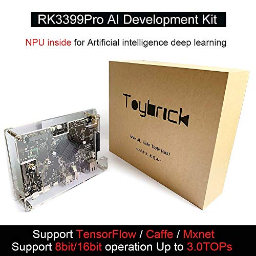 Toybrick RK3399Pro SBC AI kit desarrollo para inteligencia artística Deep Learning Accelerate TensorFlow Caffe hasta 3.0TOPs Android/Linux