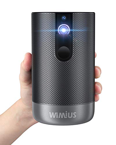 WiMiUS Q1 Mini Android TV Proyector (2G+16G), 500 ANSI Lumens Native 1080p Projector with 5G Wi-Fi, Bluetooth, 3D, 5,000+ Apps
