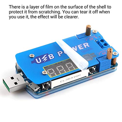 Adjustable USB Power Module PEMENOL 15W DC-DC 0.5-30V Step Up / Down CVCC Fast-Charge Trigger of QC 2.0, QC 3.0, FCP, SCP, AFC