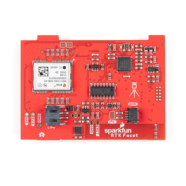 SparkFun RTK Facet - Banda L ESP32 WROOM ZED-F9P GNSS, receptor NEO-D9S, cargador de pared USB - 5V, 2A Dimensiones: 5.354 in x 5.748 in x 3.150 in (5.35 x 5.74 x 3.14 pulgadas)