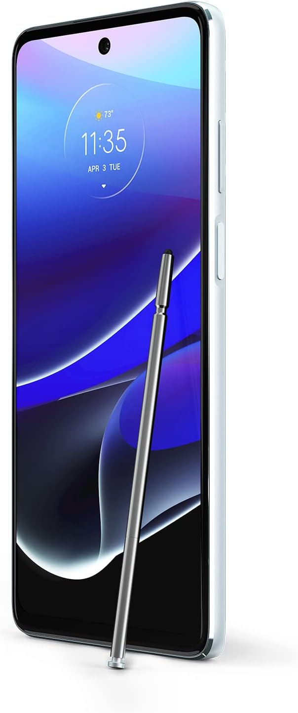 Motorola Moto G Stylus 5G | 2022 | Desbloqueado | 8/256 GB | Cámara de 50 MP | Azul Acero PATJ0004US