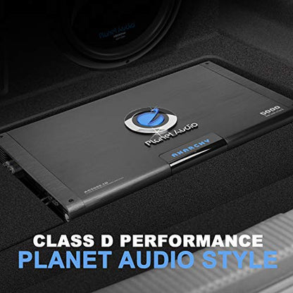 Planet Audio AC50001D 5000W MAX Anarchy Series Class D Monoblock Power Amplifier