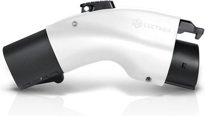 Lectron [Solo para J1772 EVs Tesla a J1772 Adaptador de carga, máximo 48 amperios y 250 V, compatible con conectores Tesla de alta potencia, cargadores de destino y conectores móviles (negro)