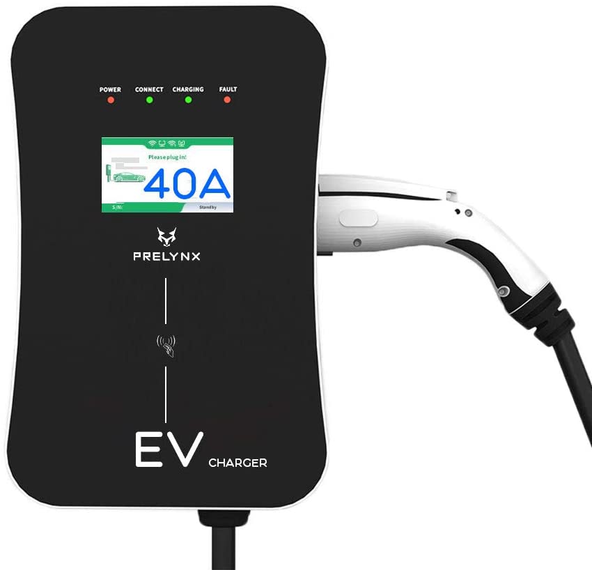 para vehículos eléctricos (EV) con WiFi  nivel 2 de 40A cable de 17 pies para interiores / exteriores enchufe 14-50