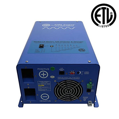 AIMS Power - 3000 vatios de baja frecuencia inversor sinusoidal, puro cargador de inversor, enumerado según las normas UL 458