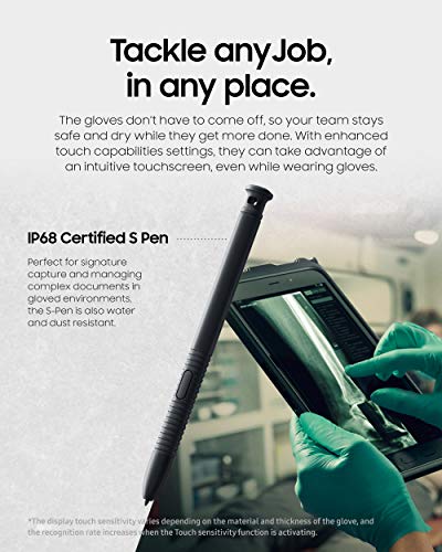 Samsung Galaxy Tab Active3 Enterprise Edition 8 pulgadas Tablet multiusos resistente 128 GB WiFi LTE desbloqueado SM-T577UZKGN14