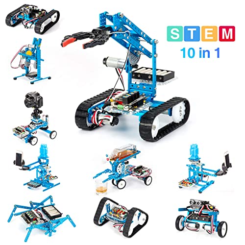 Bricolaje Makeblock, kit de robot calidad premium, 10-en-1 robot, educación, Scratch 2.0, Robot programable para que los niños aprendan codificación, robótica y electrónica