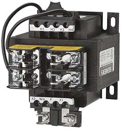 Siemens Transformador de potencia industrial MT0150G, doméstico, 208/230/460 voltios primarios 50/60Hz, 115 voltios secundarios, clasificación de 150 VA
