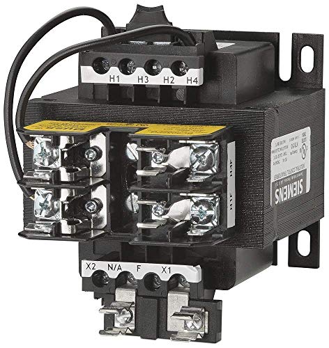 Siemens Transformador de potencia industrial MT0150G, doméstico, 208/230/460 voltios primarios 50/60Hz, 115 voltios secundarios, clasificación de 150 VA