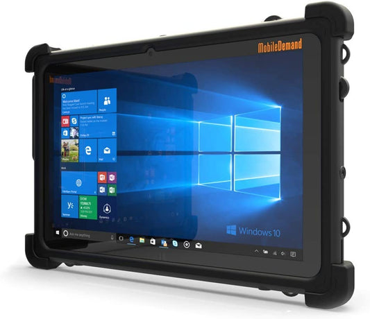 MobileDemand Flex 10B Rugged Touchscreen Tablet | Ultra Lightweight | 10.1-in Display | Windows 10 Pro | MIL-STD-810G |3000mAh Battery| Quad Core Celeron N4100 for Enterprise Mobile Field Work