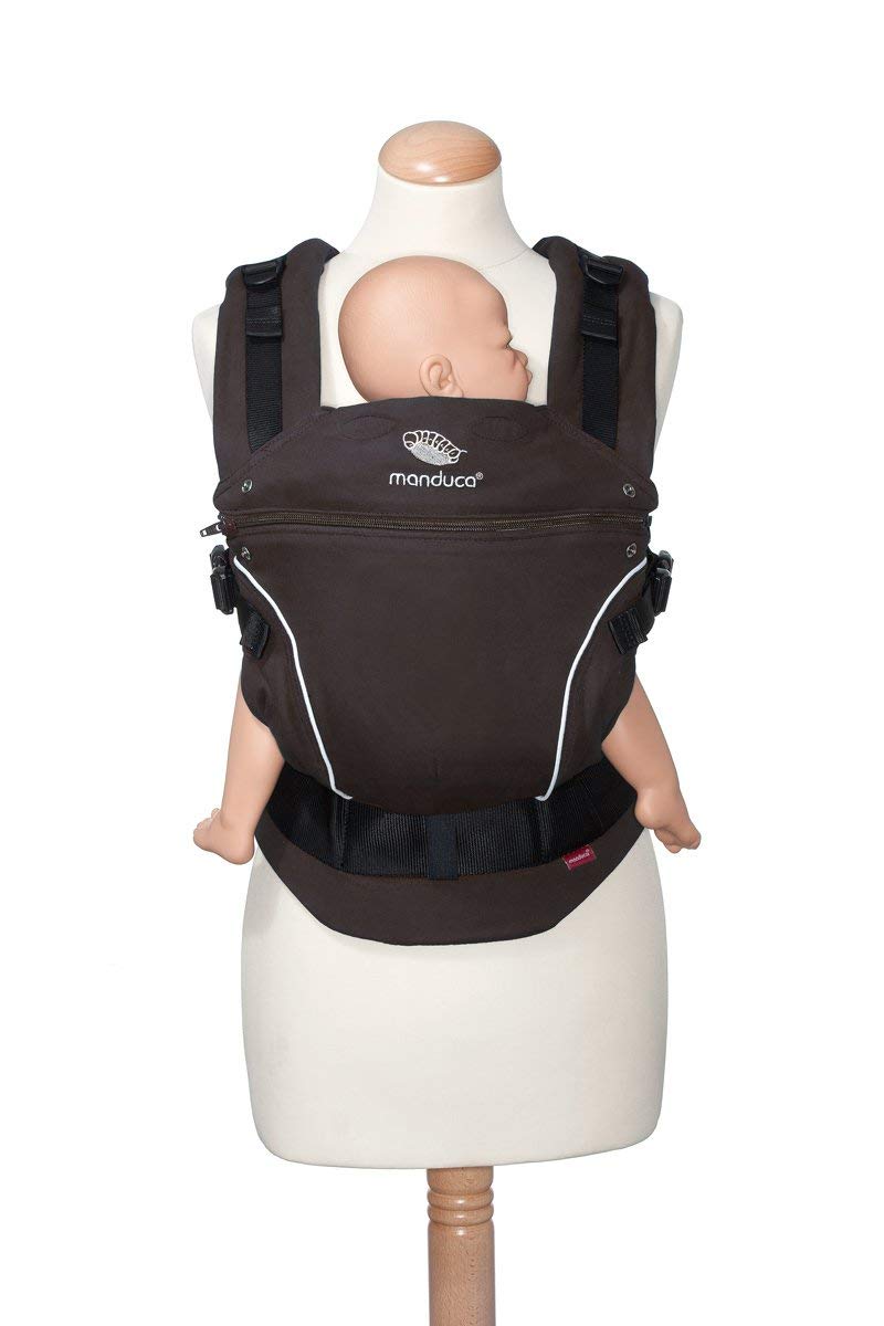Manduca 222-03-80-000 - Mochila portabebés (de 3,5 Kg hasta 20 Kg), Gris (Dark Grey)