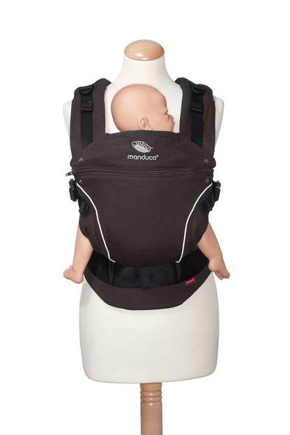 Manduca 222-03-80-000 - Mochila portabebés (de 3,5 Kg hasta 20 Kg), Gris (Dark Grey)