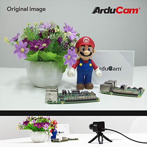 Arducam IMX477 - Cámara compatible con Nvidia Jetson Nano/Xavier NX, módulo de cámara HQ de 12,3 MP con lente de montaje en CS