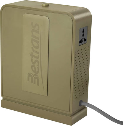 BESTRANS Convertidor de voltaje de 1500 W de 110 V a 220 V, convertidor de transformador de potencia con 2 salidas para uso de electrodomésticos de Asia Europa de 220 V en EE. UU
