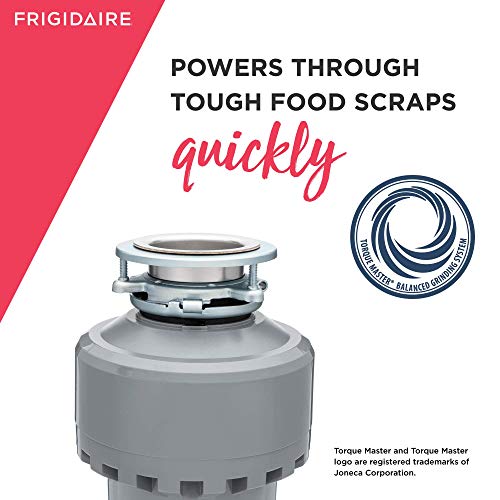 Frigidaire FF13DISPC1 - Triturador de basura con cable de 1,25 HP para fregaderos de cocina