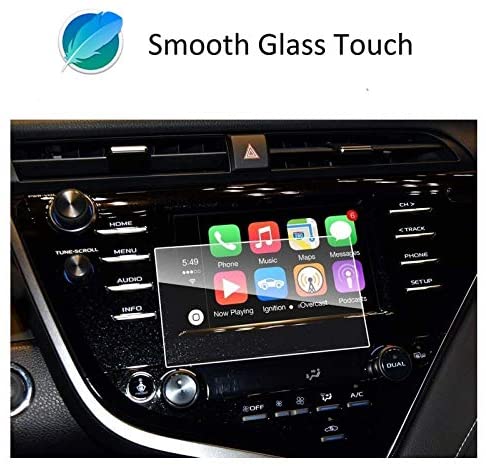 Screen Protector Compatible with 2018 2019 2020 Toyota Camry 7" Touch Screen, HD Clear Tempered Glass Car Navigation Screen Protective Film, Flyingchan,AXVH70 AXVH70N Compatible with LE SE NOT for 8IN