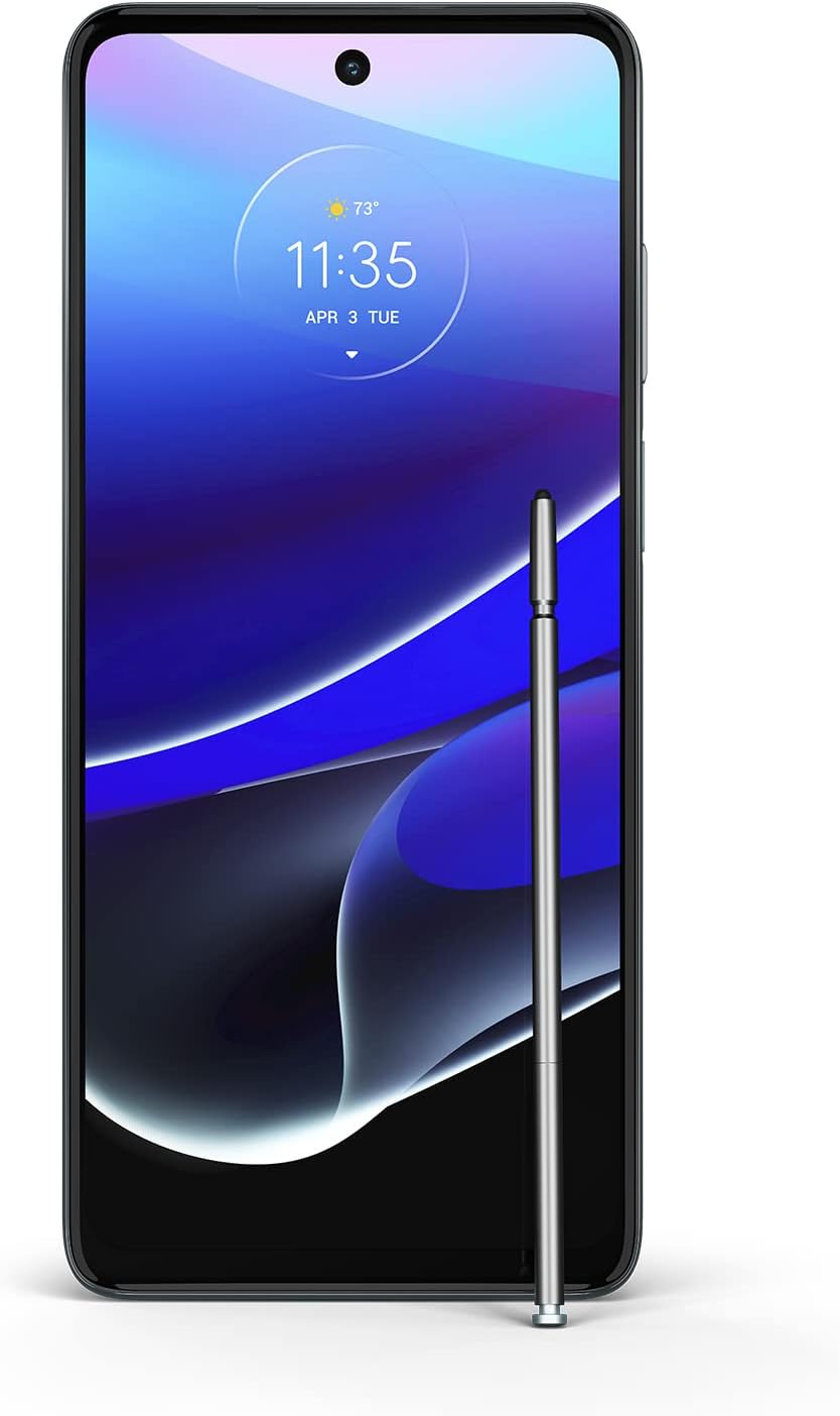 Motorola Moto G Stylus 5G | 2022 | Desbloqueado | 8/256 GB | Cámara de 50 MP | Azul Acero PATJ0004US